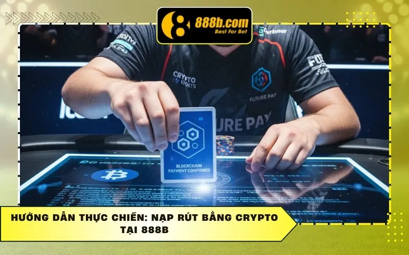 Hướng dẫn thực chiến: Nạp rút bằng Crypto tại 888b